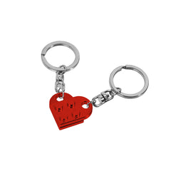 Split Heart Keyring Two Halves, One Whole