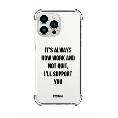 It's always hows work SuperSlim phone case