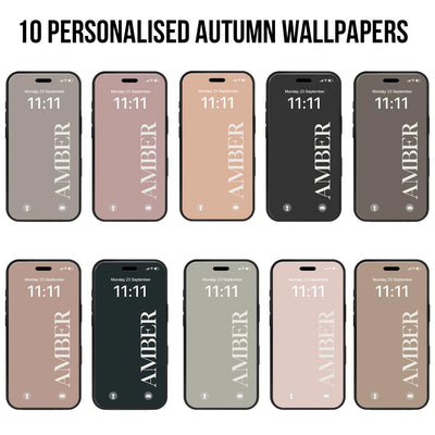 10 Personalised Autumn wallpaper