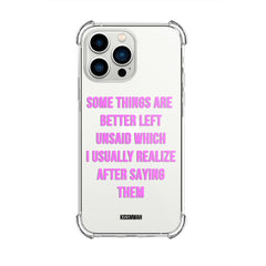 Better left unsaid SuperSlim phone case