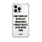 Better left unsaid SuperSlim phone case