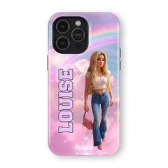 Personalised Cartoon mwah doll phone case